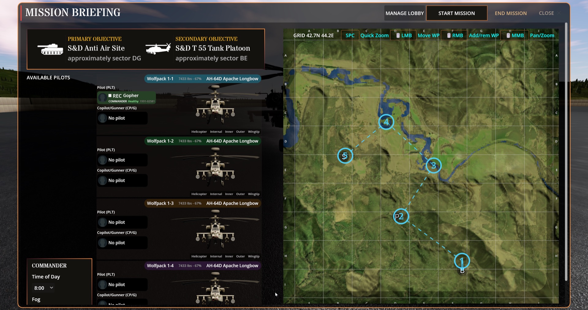 Gunship Origins scene